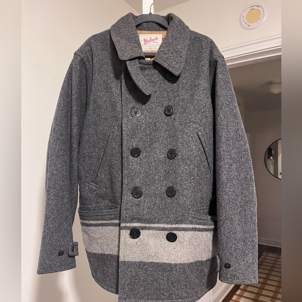 Men’s LX Woolrich Dock Worker Pea Coat